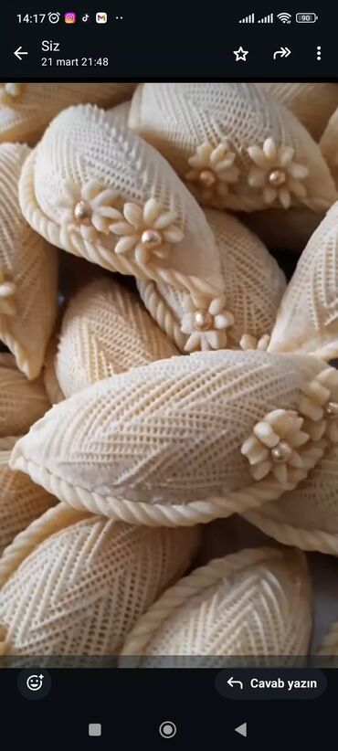 Un: Milli şirniyyatlar – əl işləri - Şəkərbura: Xəmir üzərində incə — 9