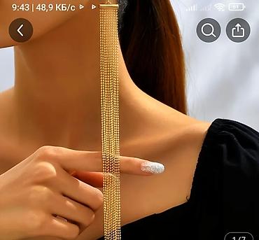 Bijuteriya: Uzun və zərif qadın sırğaları kolleksiyası - Model 1: Kristal daşlı — 1