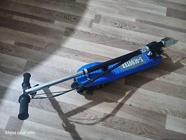 baliq tutan: Elektrik skuter – L-SCOOTER - Rəng: mavi - Tip: elektrikli — 2