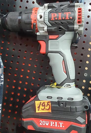 drel batareyası: P.I.T. 20V Max akkumuliyatorlu vurucu/şurupburğu - Brushless — 1