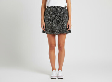 spódnice czerwone w białe grochy: Spódnica damska, rozmiar S