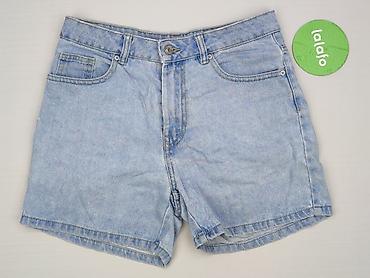 szorty len: Denim, Szorty damskie, rozmiar M — 3