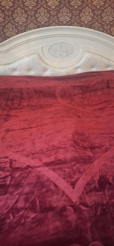 Pledlər: Yeni rəng - Qırmızı Mikrofiber Pled — 2