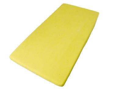 dormeo sa greskom: Frotirski čaršav 140x70 cm – žuti - Mek i udoban čaršav od elastičnog — 1