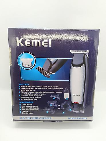 kemei km 1627: Trimmer Kemei 5021 - 60 Dəqiqə / 1 Sürət / Polad bıçaqlı / Göy rəng / — 10