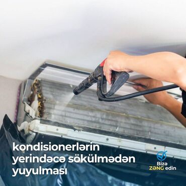 Kondisionerlər: Təmir, Split kondisionerlər, Təmizləmə, Zəmanətlə — 4