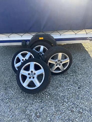 rolsue cena: AL FELNE 5X112 R17 VW AUDI | Idu u kompletu sa gumama Gume su letnje — 1