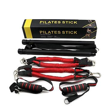 Спорт и отдых: №: 17489 Məhsulun adı: Pilates çubuğu, metal, qara/qırmızı Brend: No — 1