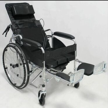 инвалидная коляска бу: Продаю новую инвалидную коляску с туалетом. Документы