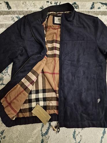 яркий кардиган: Мужская куртка Burberry Brit - Цвет: темно-синий (navy) - Фасон — 2