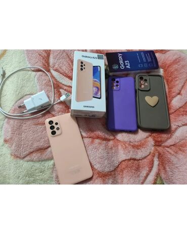 Samsung: Samsung Galaxy A23 5G, 128 GB, rəng - Narıncı, Barmaq izi, İki sim kartlı, Face ID — 3