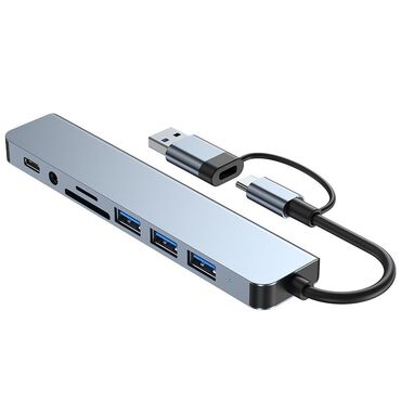 запчасти ноутбук: USB HUB Новый USB A 5 Gbps ×1 USB A 480 Mbps ×3 USB C 480 Mbps SD