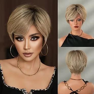 Perike i klipse: Perike – ravna kosa, više stilova i boja Opis: - Moderna kolekcija — 30