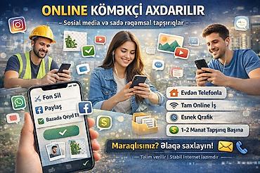 oline is: Online köməkçi xidməti – sosial media və rəqəmsal tapşırıqlar Təsvir — 1