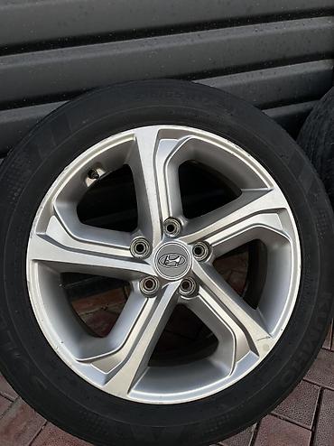 шины саната: Литые Диски R 17 Hyundai, Комплект, отверстий - 5, Б/у — 8