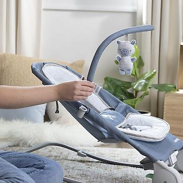 carters srbija: Kids II Ingenuity Ležaljka Happy Belly – Chambray (0–6 m) sa masažerom — 8