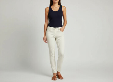 pepco białe spodnie damskie: H&M, Jeans for women, size M