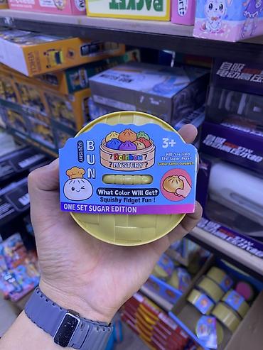 quick push pop it: Игрушка-антистресс Squishy Bun — «Rainbow Mystery», Sugar Edition. - — 2
