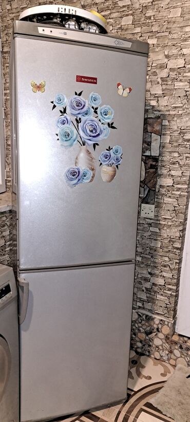 telefony flai 450: Б/у Холодильник Low frost, цвет - Серый