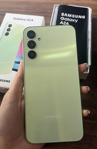 ses yaz: Samsung Galaxy A24 4G, 128 GB, rəng - Yaşıl, İki sim kartlı — 1