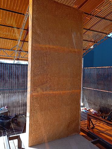 Фасадные сэндвич панели: Стеновой панель/модуль из соломы в деревянном каркасе. Размеры разные — 7