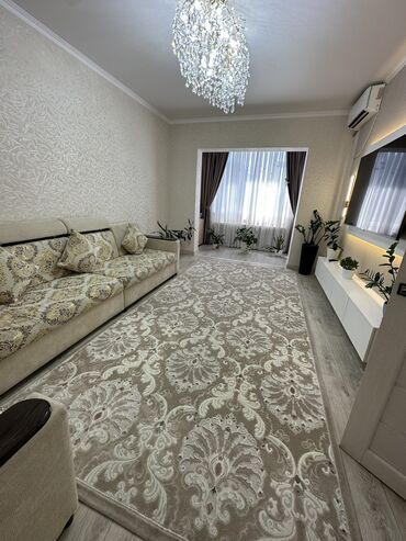 сдаю квартиру мкр аламедин 1: 3 комнаты, 63 м², 105 серия, 5 этаж, Дизайнерский ремонт