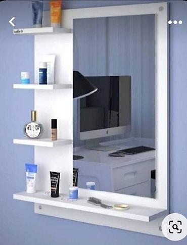 standing mirror: Шкаф для ванной, Новый, С зеркалом, ЛДСП, В рассрочку — 3