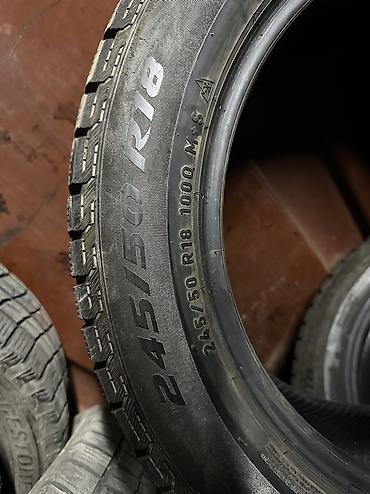 pirelli: Шины 245 / 50 / R 18, Зима, Б/у, Комплект, Легковые, Pirelli — 3
