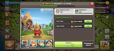 gozetci: Clash of Clans hesabı Əsas xüsusiyyətlər: - Şəhər Bələdiyyəsi (TH) — 4
