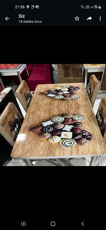 Masa və oturacaq dəstləri: *Hazır elde olan* ✔️Türk istehsalı🇹🇷 ✔️Kuxna üçün stol stul dəsti ✔️ — 29