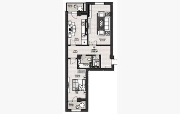 местоположение: 2 комнаты, 76 м², Элитка, 13 этаж, ПСО (под самоотделку)