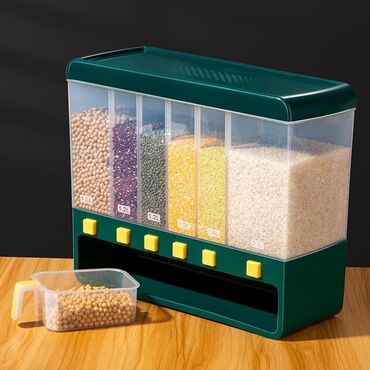 Другие товары для кухни: Разделенные на отсеки бочки для риса, бытовые цельнозерновые продукты — 5