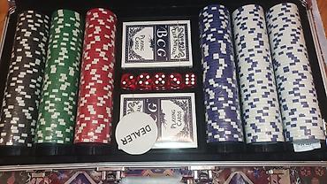 300: Poker fiskalar dəsti.Dəstə 300 ədəd fiska daxildir 2 dəst kart 5 oyun — 2