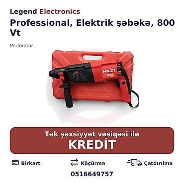 elektrik misari: Elan başlığı: Perforator, Professional, Elektrik şəbəkə, 800 Vt Elan — 1