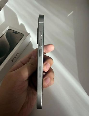 phone 15: IPhone 15 Pro, Б/у, 256 ГБ, Natural Titanium, Коробка, 82 % — 5