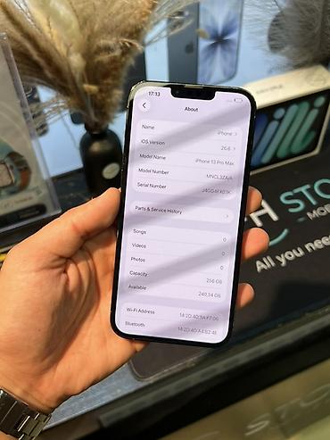 iphone 13 pro max bakida qiymeti: IPhone 13 Pro Max, 256 GB, Alpine Green, Face ID — 9