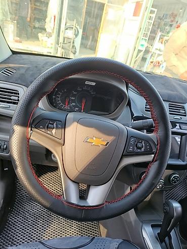 Оплетка на руль для Chevrolet - Материал: искусственная кожа с