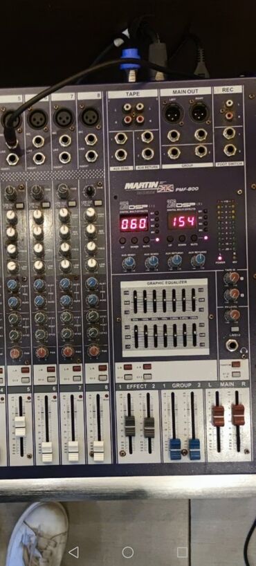 Pojačala i prijemnici: Martin Wisman PMF-800 MK2 profesionalni aktivni mikser - 8 mono — 2