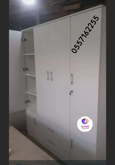 Dolablar: Yeni, 4 qapılı Düz dolab, Dolab-asılqan — 2