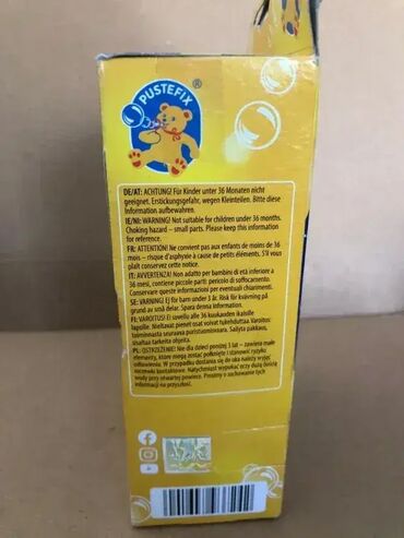 Igračke: Igračka za duvanje mehurića/balona od sapunice; PUSTEFIX Mini Mix; Tri — 8