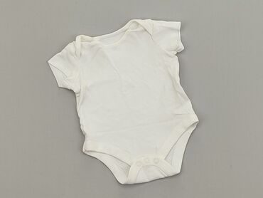 białe body niemowlęce: Боді, F&F, 0-3 міс., 
стан - Хороший
