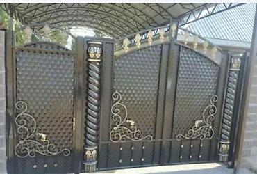 Распашные ворота: Ворота распашные, откатные, металл Россия, выезд, доставка и — 29