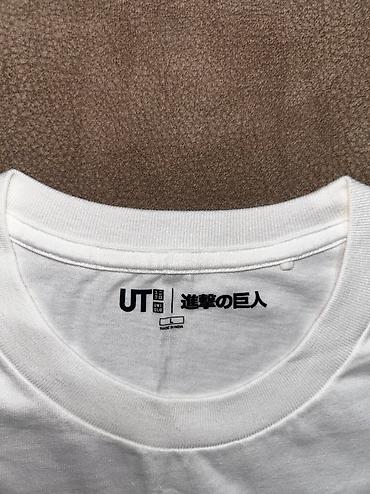 Футболки: Мужская футболка, L, Uniqlo, Новый, цвет - Белый, Самовывоз, Бесплатная доставка, Платная доставка — 4