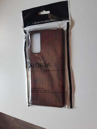 Samsung: Maska za Samsung S20 FE
Imitacija kože
Potpuno nova — 2