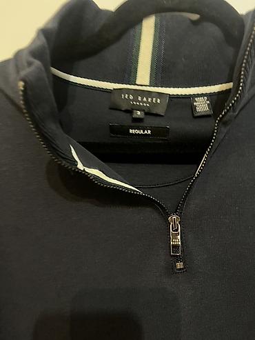 zara muški kaput: Ted Baker muški dukser sa polu-rajsferšlusom (half-zip). Jednom obucen — 2
