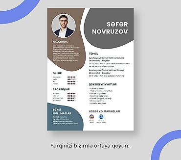 turk dili: CV hazırlama xidməti. İşə qəbul üçün CV hazırlanması. CV formasının — 2