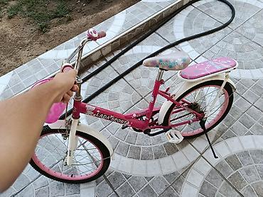kids dres: Uşaq velosipedi - Rəng: çəhrayı/ağ - Çərçivə: aşağı enişli uşaq — 3
