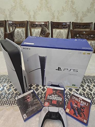 плэйстейшен 5: Ps5 slim самой последней ревизии, как новая, играл мало покупал 5 — 1
