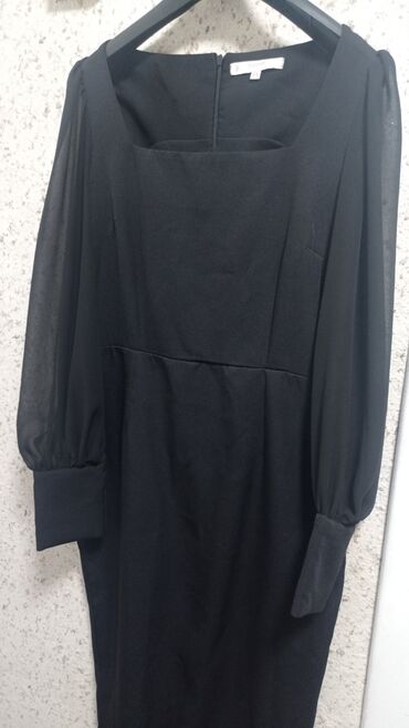 платья черное: Вечернее платье, С рукавами, M (EU 38)