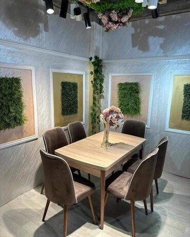 Setovi stolova i stolica: Trpezarijski set – sto sa 6 stolica - Moderan pravougaoni sto sa — 9